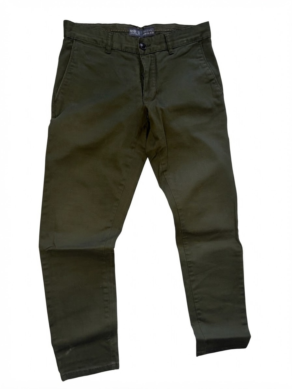 Primark Men's Slim Jeans in Dark Olive Green